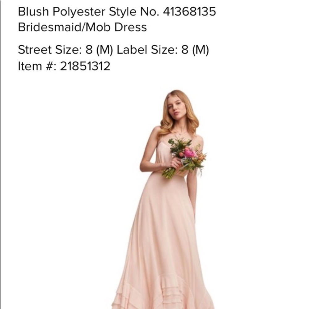 Bhldn polyester evening/bridesmaids dress Unworn